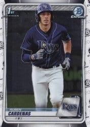 2020 Bowman Chrome Prospects Ruben Cardenas #BCP-23 card