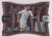 2020 Panini Select UEFA Euro Ruben Dias Pink Die Cut Prizm #128 card