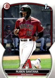 2023 Bowman Prospects Ruben Santana #BP-42 card