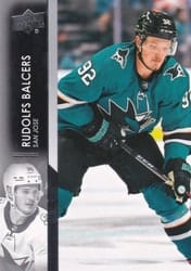 2021-22 Upper Deck Base Set Rudolfs Balcers #393 card