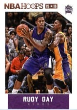2015 Panini Hoops Rudy Gay #128 card