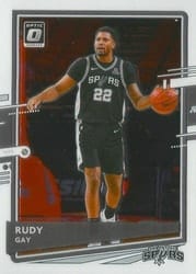 2020-21 Donruss Optic Base Set Rudy Gay #112 card