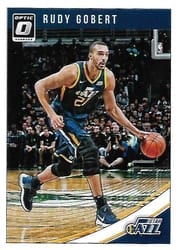 2018-19 Donruss Optic Base Set Rudy Gobert #93 card