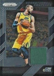 2018-19 Panini Prizm Sensational Swatches Rudy Gobert #35 card