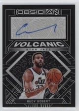 2021-22 Panini Obsidian Volcanic Signatures Rudy Gobert #VS-RDG card