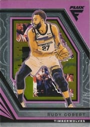 2022-23 Panini Flux Base Set Rudy Gobert #83 card