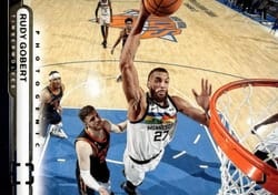 2022-23 Panini Photogenic Base Set Rudy Gobert #104 card