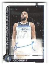 2025-26 Topps Flagship Real One Autographs Rudy Gobert #TFRA-RG card