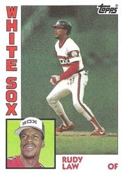 1984 Topps Base Set Rudy Law #47 card