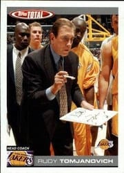 2004-05 Topps Total Base Set Rudy Tomjanovich #385 card