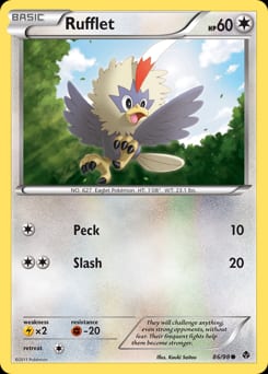 Emerging Powers Rufflet #86 card