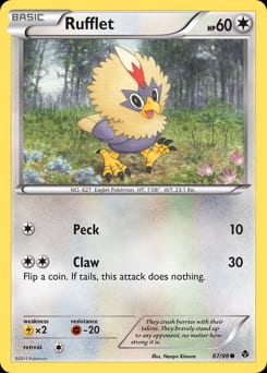 Emerging Powers Rufflet #87 card