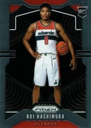 2019-20 Panini Prizm Base Set Rui Hachimura #255 card
