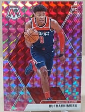 2019 Panini Mosaic Rui Hachimura Silver Prizm #231 card