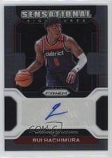 2021-22 Panini Prizm Sensational Signatures Rui Hachimura #SS-RHM card