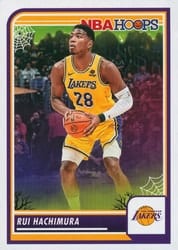 2023-24 Hoops Haunted Hoops Base Set Rui Hachimura #24 card
