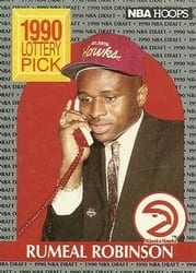 1990-91 Hoops Base Set Rumeal Robinson #399 card