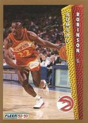 1992-93 Fleer Base Set Rumeal Robinson #6 card
