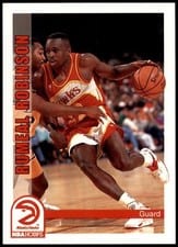 1992-93 Hoops Base Set Rumeal Robinson #7 card