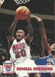 1993-94 Hoops Base Set Rumeal Robinson #142 card