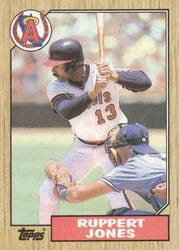 1987 Topps Base Set Ruppert Jones #53 card