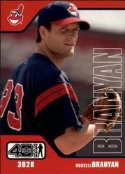2002 Upper Deck 40-Man Base Set Russell Branyan #155 card