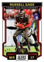 2023 Score Base Set Russell Gage #67 card
