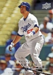 2008 Upper Deck Base Set Russell Martin #106 card