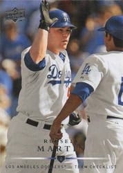 2008 Upper Deck Base Set Russell Martin #361 card