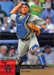 2009 Upper Deck Base Set Russell Martin #194 card