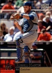 2009 Upper Deck Base Set Russell Martin #710 card
