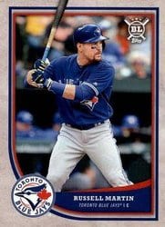 2018 Topps Big League Base Set Russell Martin #88 card