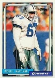 1992 Topps Base Set Russell Maryland #739 card