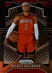 2019-20 Panini Prizm Base Set Russell Westbrook #182 card