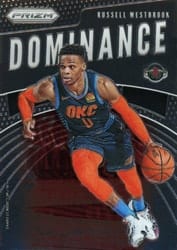 2019-20 Panini Prizm Dominance Russell Westbrook #23 card