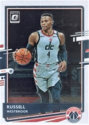 2020-21 Donruss Optic Base Set Russell Westbrook #70 card