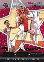 2020-21 Hoops Winter Lights Camera Action Russell Westbrook #13 card