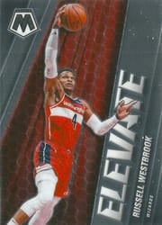 2020-21 Panini Mosaic Elevate Russell Westbrook #14 card
