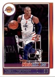 2021-22 Hoops Base Set Russell Westbrook #90 card