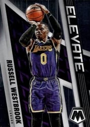 2021-22 Panini Mosaic Elevate Russell Westbrook #22 card