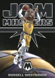 2021-22 Panini Mosaic Jam Masters Russell Westbrook #8 card