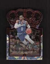 2021 Panini Crown Royale Russell Westbrook Asia Red #42 card