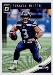 2018 Donruss Optic Base Set Russell Wilson #89 card