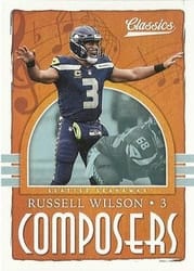 2018 Panini Classics Composers Russell Wilson #6 card