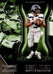 2018 Panini Playbook Base Set Russell Wilson #92 card