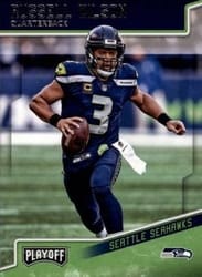 2018 Panini Playoff Base Set Russell Wilson #177 card