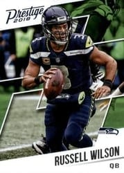 2018 Panini Prestige Base Set Russell Wilson #191 card