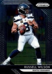 2018 Panini Prizm Base Set Russell Wilson #19 card