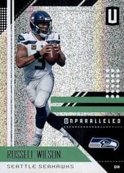 2018 Panini Unparalleled Base Set Russell Wilson #177 card