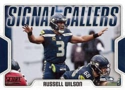 2018 Score Signal Callers Russell Wilson #27 card